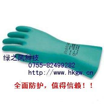 供应进口橡胶防护防化手套